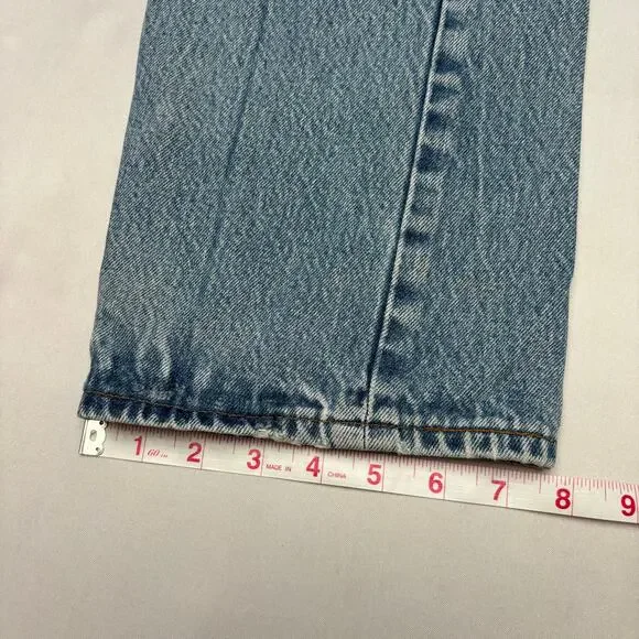 Vintage 80s Levi's 501 Distressed Straight Leg Jeans 33x32.5 Made in USA